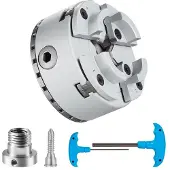 OEM KP96 Zentrierklemme, 4 Klemmen, 95 mm Durchmesser, selbstzentrierende Metallklemme, Präzisionsschleifgerät für Drehmaschinen, Sägeschleifmaschinen und Fräsmaschinen