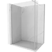Mexen Kioto Duschwand Walk-in 125 x 40 cm, transparent, verchromt - 800-125-212-01-00-040
