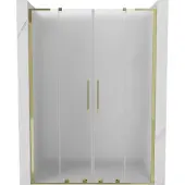 Mexen Velar L Duo Schiebetüren 150 cm, matt, gold - 871-150-003-32-50
