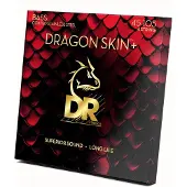 Dr Strings DRAGON SKIN+ Beschichtete Basssaiten aus Edelstahl DBS-45 Uberragender Klang mit angenehmem Spielgefuhl und langer Lebensdauer: