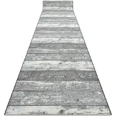 Rugsx Läufer Antirutsch 57 cm Holz Tafel grau 57x180 cm