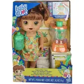 Hasbro Baby Alive Magical Mixer Puppe mit Blender, Getränke, Essensspielzeug, braunes Haar, für Kinder ab 3 Jahren