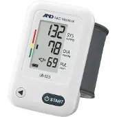 A&D Medical Medical UB-525 Handgelenk-Blutdruckmessgerät – IHB-Anzeige – Leichtgewicht – Weiß