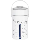 MaxPower (Mit Bluetooth) LED-Luftbefeuchter, Ultraschall-Nebel-Aroma-Diffusor, Luftreiniger, Bluetooth-Lautsprecher