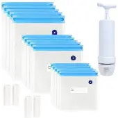 MaxPower Sous-Vide-Beutel, 20 Stück, wiederverwendbare elektrische Vakuum-Lebensmittelaufbewahrung, speichern Sie den Herd