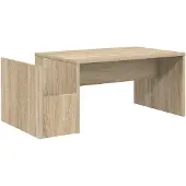 vidaXL Couchtisch Sonoma-Eiche 90 x 45 x 35 cm Holzwerkstoff
