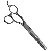 Olivia Garden SilkCut Pro Left 6,0 Zoll Matt Black Modellierschere Linkshand