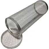 Melitt Bbq RäUchernetz Grill Zylinder Edelstahl Grillrost Lagerfeuer Grilleimer Camping Picknick 30Cm