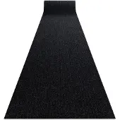 Rugsx Läufer- Türmatte rutschfest CEYLON Draußen, Drinnen Anthrazit 0923 100cm 100x320 cm