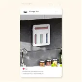 Tlily Versiegelter Beutel Aufbewahrungsbox Lebensmittel (transparent weiß)