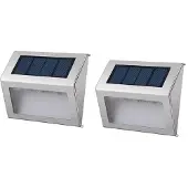 Lumisky 2X Wally W8 Weiße Stahl Außenlampe (2 Stück)