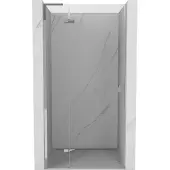 Mexen Mist-H L Duschtür, schwenkbar, links, 75 cm, transparent, Chrom - 8A5L-075-000-01-00-L