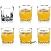 Kadax 6er-Set Gläser für Getränke, Wasser und Getränke, 300 ml