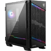 MSI MPG Velox 100P AIRFLOW, Midi Tower, PC, Schwarz, ATX, Gaming, 3x 120 mm