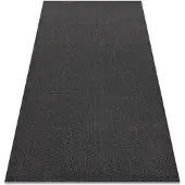 Rugsx Teppich FLAT 48663/090 SISAL - schwarz GLATT 140x200 cm