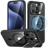 ESR Classic Kickstand Halolock Magsafe Iphone 15 Pro Clear/Black