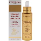 L'Erbolario Vitamin C & 24K Gold Anti-Aging Gesichtsserum 30 ml