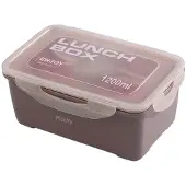 MaxPower Auslaufsichere Bento-Lunchbox mit Besteck – 2 Fächer, wiederverwendbarer Kunststoff, Handwäsche. Picky