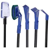 Aihontai Aquarium-Reinigungsset – BIGILANTUH – 5 in 1 – Netz – Kiesrechen – Schwammbürste