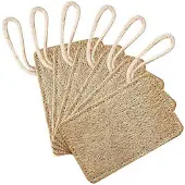 Semoic 6PCs natürliche Luffa Luffa Schwamm Gericht Reinigung Bru