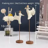 MaxPower Heilige Familie Figur Ostern Religiöse Krippenstatue Handbemalte Statue Weiden Ornament