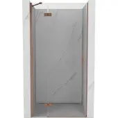 Mexen Mist-H Duschabtrennung links öffnend 95 cm, transparent, gebürstetes Kupfer - 8A5-095-000-65-00-L