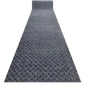 Rugsx Türmatte rutschfest 100 cm VECTRA 902 Draußen, Innen hellgrau 100x320 cm