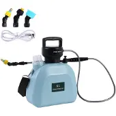 MaxPower (Blau 5L) Elektrisches Sprühgerät für den Garten, automatische Zerstäubung, Pflanzensprühgerät, Flaschensprinkler,