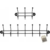Hobby Hall Wandhalter für Kleiderhalter 3+7 Haken