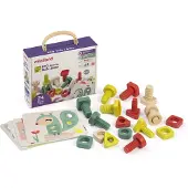 Miniland Schrauben und Muttern Set 28-teilig ECO Material