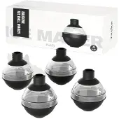MaxPower Eisballformen-Set aus Silikon und Polycarbonat.