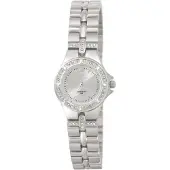 Invicta Damen-Armbanduhr 0132 aus der Wildflower-Kollektion mit Kristallakzenten aus Edelstahl