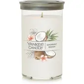 Yankee candle Coconut Beach Signature Stumpenkerze, mittelgro , wei , 14,25 oz