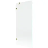 Mexen Lunar Badewannen-Faltwand 1-flügelig 80 x 150 cm, transparent, gold - 897-080-000-50-00