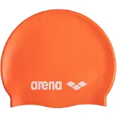 Arena Badekappe Classic Silicone Swim Cap Unisex Orange