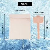 Semoic Packung mit 2 Beuteln und 1 Stück Eishammer-Set – wiederverwendbar