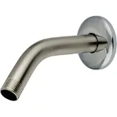 Kingston Brass K150K7 Trimscape 6" Duscharm mit Flansch, gebürstetes Nickel