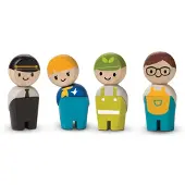 PlanToys Holzspielzeug Service-Besatzung