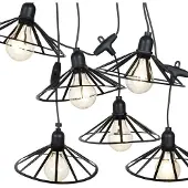 By Lille Vilde Partybeleuchtung, Lichterkette für Innen/ Aussen, 6 LED-Lampen, IP44