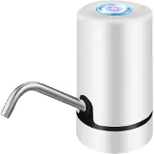 Jojomino Wasserflaschenpumpe, Spender-Trinkpumpe, Doppelpumpe, automatische Pumpe für Reisen, Küche, Zuhause, Büro
