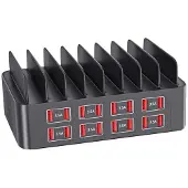 Avizar , Ladestation 150W 16 USB Ports Smartphone & Tablet, Schwarz