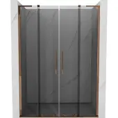 Mexen Velar L Duo Schiebetüren 150 cm, Graphit, Roségold - 871-150-003-42-60