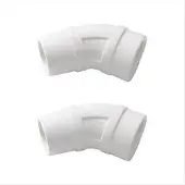 Melitt 2er-Pack Poolreiniger 45-Grad-Winkel W70244 für Zodiac G2 G3