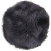 House Nordic | Sitzkissen Tracey Grau Schaffell 35x35x5 cm | NADUVI