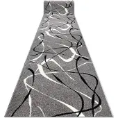 Rugsx Läufer SILVER CHOCO grau 60 cm 60x260 cm