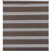 Helloshop26 Brown light-filtering roller blind 140 x 175 cm window curtain privacy screen roller shutter 4102119