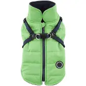 Puppia Mountaineer Winter-Hundemantel mit integriertem Geschirr No Pull Col