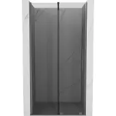 Mexen Velar Schiebetür-Duschabtrennung 90 cm, Graphit, Gunmetal - 871-090-000-41-95