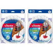 Vileda EasyWring and Clean Turbo Classic Mikrofaser-Mopp-Nachf llkopf, 2er-Pack