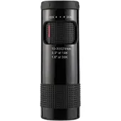 TAUOH Teleskop 10-30x21 Zoom Mini Tragbares Spektiv Campingausrüstung Tourismus Optischer Anblick Schwarz